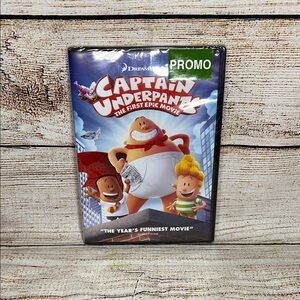 🆕 Captain Underpants DVD - DreamWorks Bin J
